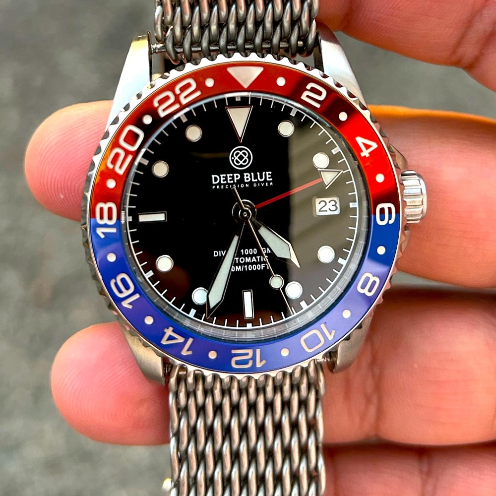 Deep blue master 1000 automatic 40mm